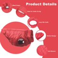 thumbnail image 4 of Warm Dog Coat, Windproof Jacket Fleece Winter Coat, Solid Color Cold Weather Pet Apparel for Small Medium Dogs Cat, 4 of 7