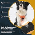 thumbnail image 3 of 2 In 1 No Pull Dog Harness Retractable Dog Leash, Reflective Service Dog Harness, Adjustable Dog Vest With Control Handle XL Black, 3 of 5
