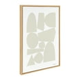 thumbnail image 2 of Constructed II Neutral 23 in x 33 in Framed Painting Canvas Art Print, by Kate and Laurel, 2 of 9