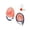 PINK B, variant on Throwing & Catching Racket Set - 2 Rackets + 2 Balls, Indoor Outdoor Sports Toy for Beach, Backyard & Lawn Fun, Great Active Game for Gatherings, Lightweight & Durable
