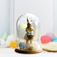 thumbnail image 1 of Adorno de estatua de conejo, obra de arte, centro de mesa lindo, accesorios para fotos, estatuilla de , escultura de Animal para granja, niños, 1 of 8