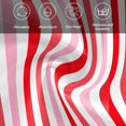 thumbnail image 5 of Red Pink Stripe Cloth Napkins, Geometric White Vertical Striped Washable and Reusable Dinner Napkins Set of 4, Table Napkin for Kitchen Party Birthday Wedding Hotel Housewarming 20"x20", 5 of 8
