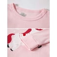 thumbnail image 2 of Conjunto de pijama navideño para niñas, ropa de dormir para bebés, ropa de dormir con estampado de animales, pijama de invierno de manga larga, conjunto de 2 piezas, regalo de Navidad para niños, 2 of 5