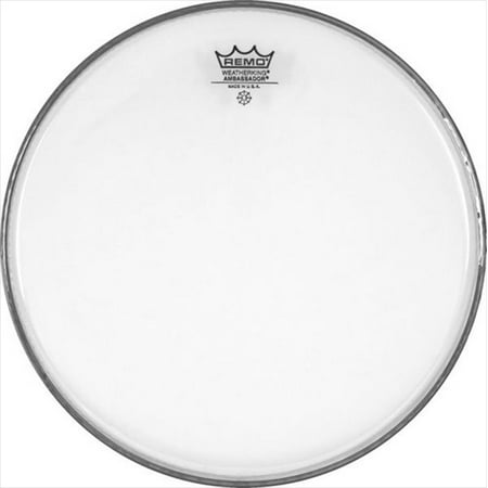 Ambassador Coated White Drum Head - Remo Clear Ambassador Bass Drum Batter Head - BR132200 22