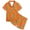 A-Orange5, variant on Jamsmile Toddler Girls Pajamas Dinosaur Designs Print Short Sleeve Button Down Little Girls Sleepwear PJs Sets