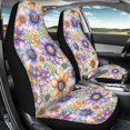 thumbnail image 2 of Jeiento Flowers Car Seat Covers 2 Pcs Waterproof Car Seat Cover High Back Driver Seat Cover Soft Stretch Bucket Seat Covers Universal Size Fit for Most Cars SUVs Trucks Sedans Van, 2 of 7