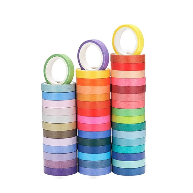 IMENGL Clearance! Delayuji Adhesive Sided Tape Color Multi-Color Various Suitable Craft Colors for Children'S of Tape Adhesive Office & Stationery One Size Multi-Color