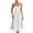 White, variant on Fmbrln Womens Corset Dress Spaghetti Straps A Line Long Dress Elegant Wedding Guest Cocktail Party Evening Dress Pleated Flowy Sundress