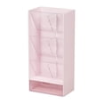thumbnail image 3 of Clear Desktop Organizer, Transparent Sliding Shelf, Multi-Compartment Storage, Modern Minimalist Design, For Home Office, Student Desk, Efficient Document Management, Acrylic Material, Akmoler, 3 of 7