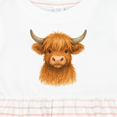 thumbnail image 4 of Inktastic Highland Cow Girls Baby Dress, 4 of 5