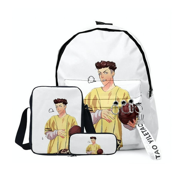 Set de mochilas Hanamichies School Anime de 3 piezas para niños