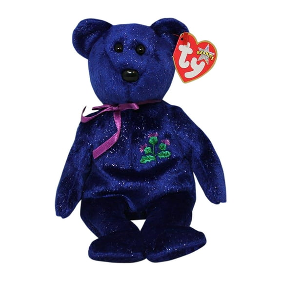 Ty Beanie Baby: Thistle the Bear | Stuffed Animal | MWMT's