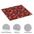 thumbnail image 4 of Honeii Tomato for Dish Drying Mat for Kitchen Counter, Non-slip Rubber Backed, Hide Stain Kitchen Super Absorbent Draining Mat, Dish Rack Pad, 4 of 8