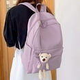 thumbnail image 4 of HIPYLO Women Backpack Purse Corporate Backpacks Small Work Backpack for Women Large Size Bags for Tote Small Back Pack Nursing Bags Knapsack, Purple One Size, 4 of 9