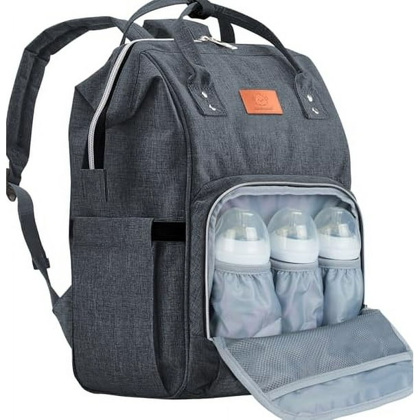 KeaBabies Mochila para pañales de bebé – Bolsa de bebé para niños, niñas, mochila impermeable multifunción para bebé, bolsas de pañales grandes para bebé niña, bebé niño, bolsa de pañales de viaje con