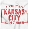 thumbnail image 2 of I Visited Kansas City Funny Souvenir Plus Size Crewneck Graphic Tee Shirt Brisco Brands 3X, 2 of 5