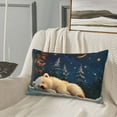 thumbnail image 5 of Balery Starry Sky Sleep White Bear Bedding Queen Pillow Cases - Envelope Closure - Soft Brushed Microfiber Fabric - Shrinkage and Fade Resistant Pillow Cases-14"x20", 5 of 6
