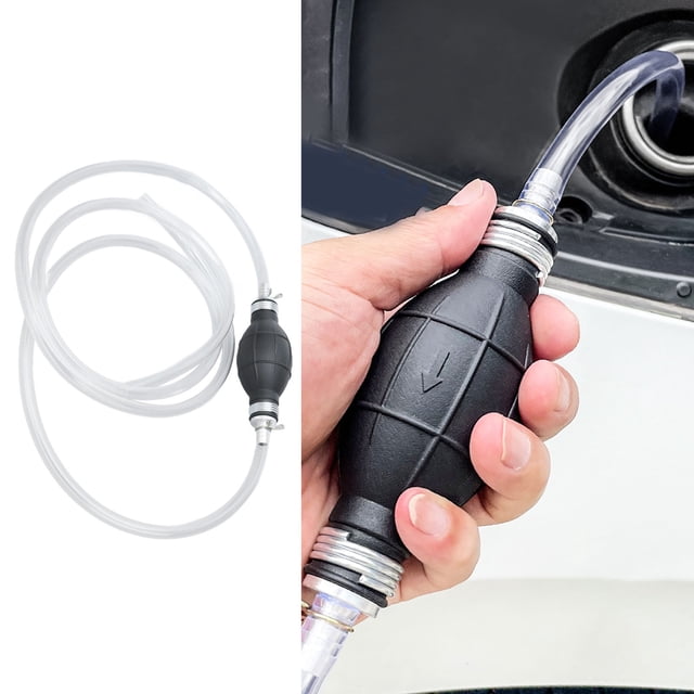 Bomba de sifón manual de goma portátil juego de herramientas de transferencia de líquido kit manual de absorción de aceite de gasolina sifón ahorro de combustible para ANGGREK Otros