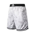 thumbnail image 4 of Athletic Shorts for Men 2026 Summer Casual Elastic Waist Loose Fit Workout Gym Running Shorts Beachwear, 4 of 4