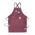 thumbnail image 1 of Delantal de trabajo de utilidad Delantal de lona Delantal de herramienta de taller con correas ajustables para peluquero, cocina, jardinero LingWen 8390612783401, 1 of 1