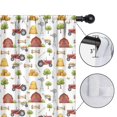 thumbnail image 4 of Blackout Kids Curtains,Tractor and Barns White Pattern Children's Insulated Curtains Set Of 2,Bedroom Essentials,Toddler Room Decor 52"x63", 4 of 5