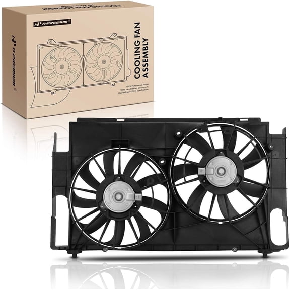 A-Premium Engine Radiator Cooling Fan Assembly Compatible with Toyota Models - RAV4 2013-2019, 2.5L - Replace# 1636336110, 167110V210