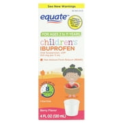 Equate Children's Ibuprofen Oral Suspension, Berry, 4 fl oz