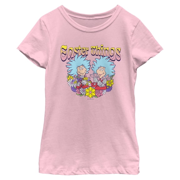 Girls Dr. Seuss Easter Things T Shirt