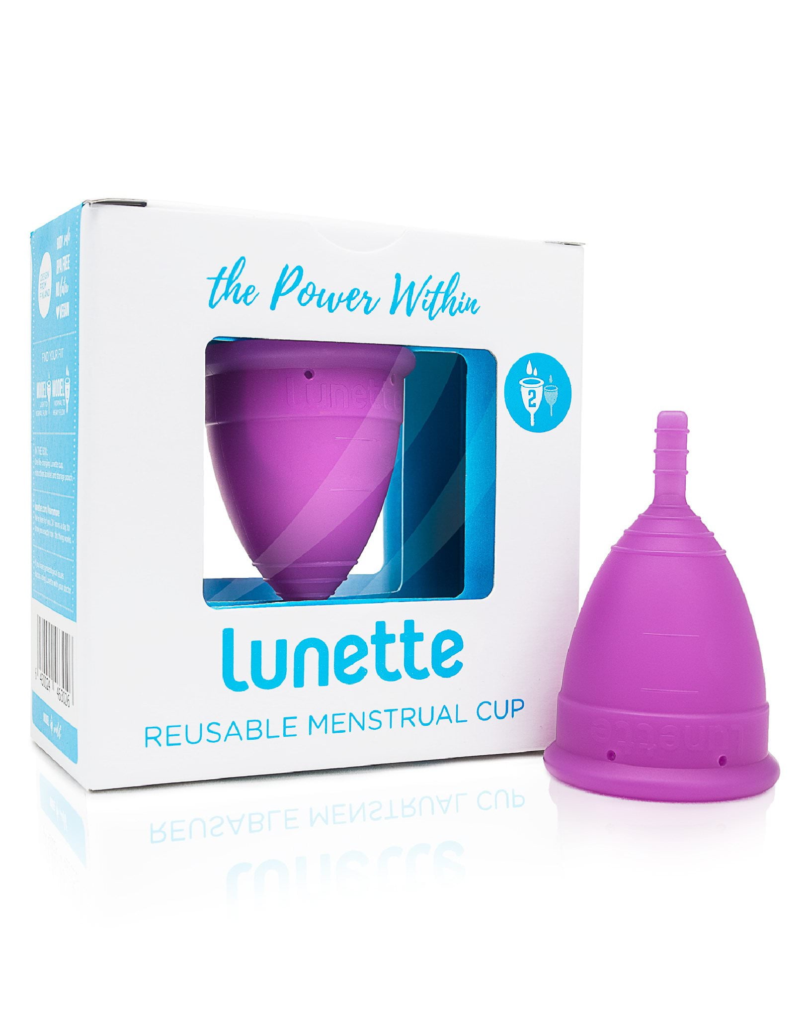 Buy Lunette menstrual cup, violet, size 2 at Ubuy Ghana