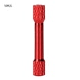 thumbnail image 1 of 10 Pcs Standoff M3x35mm Anodized Aluminum Alloy Internal Thread Column Spacer For DroneDeep Red, 1 of 7