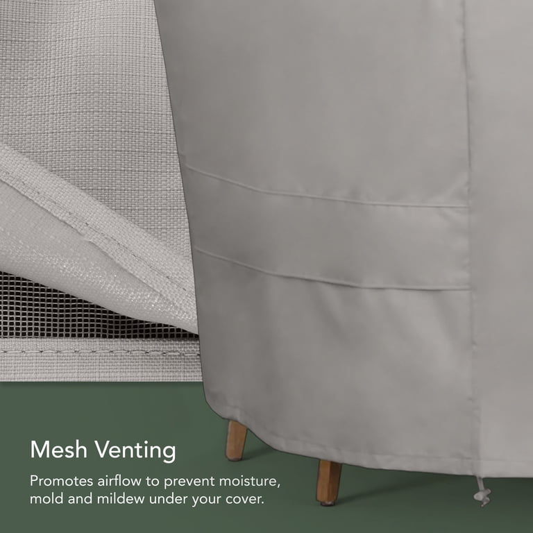 covermates patio umbrella cover 10-13 Foot Patio Cantilevered Umbrella Cover - Water Resistant, Water-resistant, 7-Year Warranty - Ultima Ripstop, Ripstop Grey