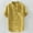Yellow, variant on outfmvch t shirts for men summer new pure cotton hemp button short sleeves fashion large womens tops blue