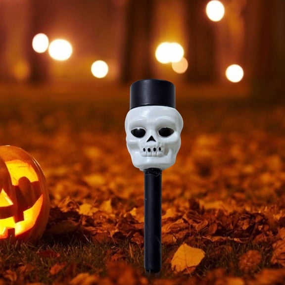 2 Pcs Halloween Pumpkin Solar Light Decorations Outdoor Waterproof Skull Pumpkin Light for Garden Balcony Yard Lawn Pathway Walkway Garden Solar Powered Outdoor Decor Stunning Halloween Decorations