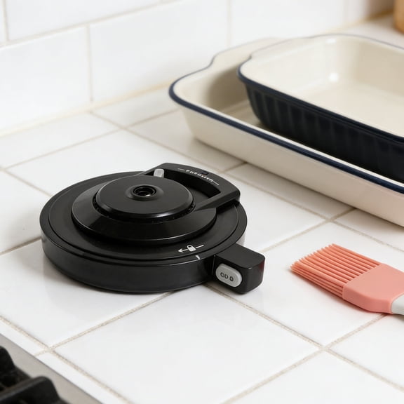 MOKKHNB Ice Cream Maker Outer Bowl Lid, Black Plastic, Compatible with Ninja