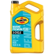 Pennzoil Marine Premium Plus 2-Cycle Synthetic Blend Boat Motor Oil, 1 Gallon