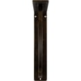 thumbnail image 3 of Ekena Millwork 2"W x 7 1/2"D x 10"H Edwards Wrought Iron Bracket, (Triple center brace), Antiqued Brass, 3 of 8