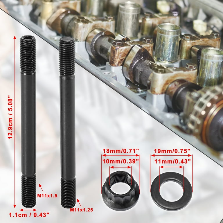 Vehicle Cylinder Head Stud Kit for Nissan RB25 RB25DET 2.5L Vehicle Cylinder Head Stud Kit for Nissan RB25 RB25DET 2.5L