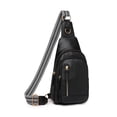 thumbnail image 1 of fastboy Retro Single Shoulder Crossbody Bag With Detachable Shoulder Strap Lightweight black, 1 of 6