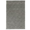 thumbnail image 3 of Handwoven Black and White Diamond Wool Flatweave Kilim Rug, 2' x 3', 3 of 7