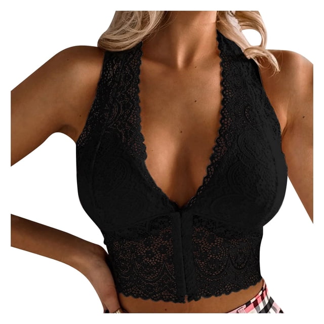 Mashaouyo 2025 Intimates Underwear Bra For Woman Plus Size Daily Adjustable Sleeveless Bra