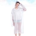 thumbnail image 1 of BESTYASH 2Ud Adulto Rain Poncho Transparente Y Portátil Con Puños Elásticos Para Excursiones Y Camping, 1 of 8