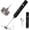 Black, variant on Milk Frother Handheld, Rechargeable Coffee Frother Wand with 3 Speeds, Electric Maker Drink Mixer for Lattes Cappuccino Matcha Eggs, Hand Mixer for Hot/Cold Milk,White