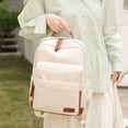 thumbnail image 3 of Bolsos de nailon mochila informal a la moda para mujer mochila coreana suave de gran capacidad FLhrweasw Nuevo, 3 of 9