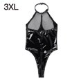 thumbnail image 1 of Lencería sexy Mono de baile de cuero sintético Body de motocicleta, sin cadena, 3XL sidaley XX000053-11, 1 of 7