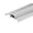 Silver, variant on 3 FT - White Corrugated Threshold 3 1/4" Wide x 3/4" Tall