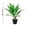 C, variant on EGNMCR Sevens colored orchid Artificial potted plants for indoor use suitable for decorating living rooms offices bedrooms and other home environments P VC Artificial Green Plants