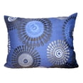 thumbnail image 2 of A&B Home 16" x 20" Blue Embroidered Pillow-Color:Blue,Style:Contemporary, 2 of 2