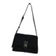 thumbnail image 3 of Bolso de hombro de terciopelo para mujer, bandolera mensajero Retro informal suave y transpirable para fiesta de trabajo diario, tamaño libre negro, 3 of 12