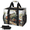 Multicolor 1, variant on Vintage Sunflowers Reusable Grocery Bag, Upright Heavy‑Duty Foldable Shopping Bag with Removable Shoulder Strap, Multi‑Pocket Storage Tote for Beach Camping, Summer Sunflower