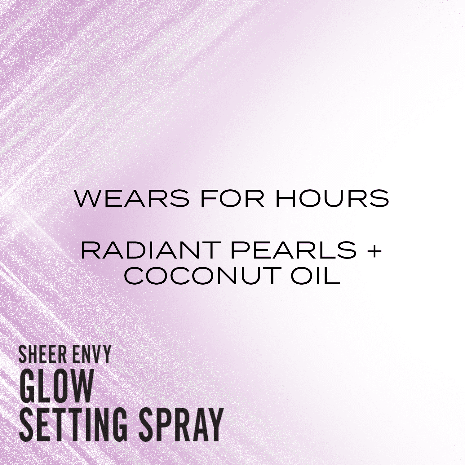 Hard Candy Glow Setting Spray, Illuminating Makeup Lock with 12-Hour Wear
